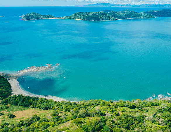 Papagayo Peninsula, Costa Rica, Guanacaste aerial picture